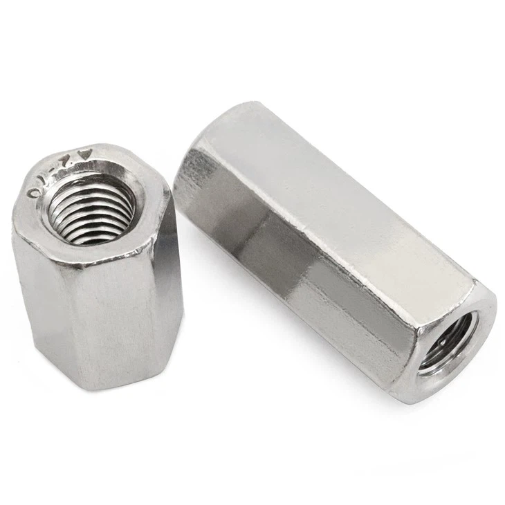 Stainless Hex Coupling Nuts